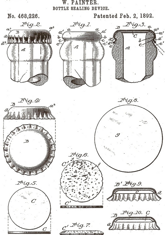 Patent diagram (1892)