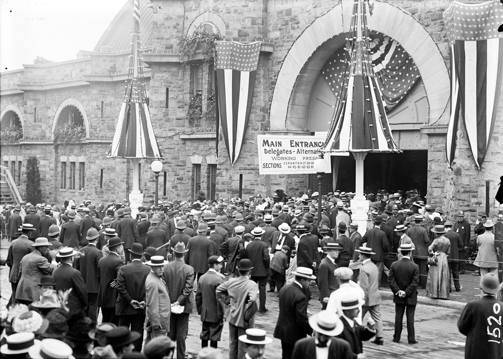Entrance, Democratic Convention Hall (1912)