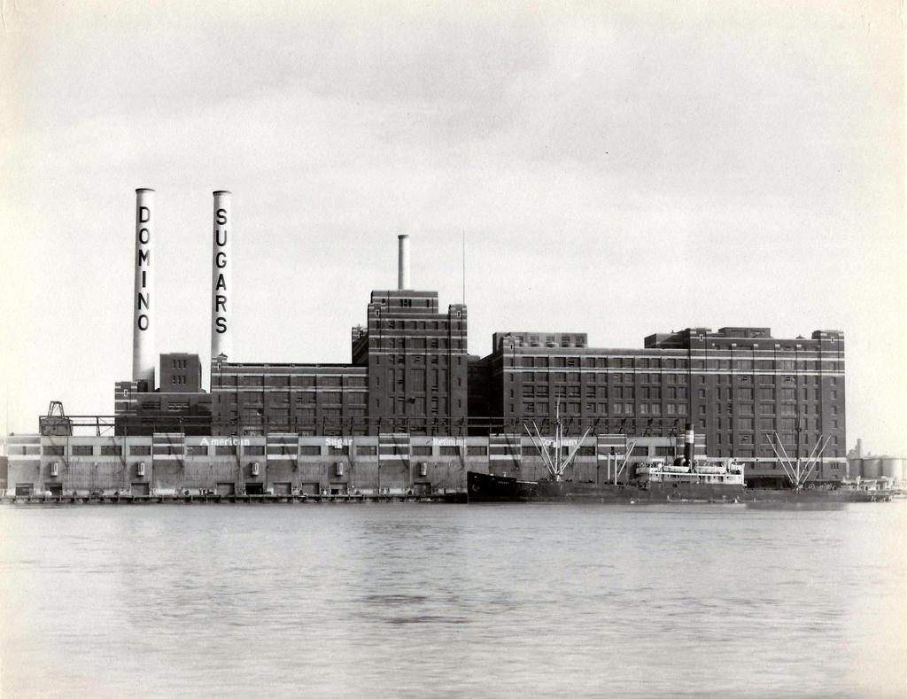1930s view of Domino Sugar