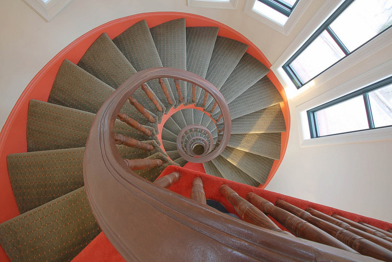 Spiral staircase, Hotel Brexton