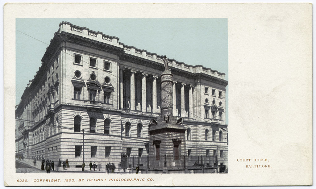 Postcard, Baltimore Court House