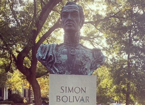 Bust of Simon Bolivar