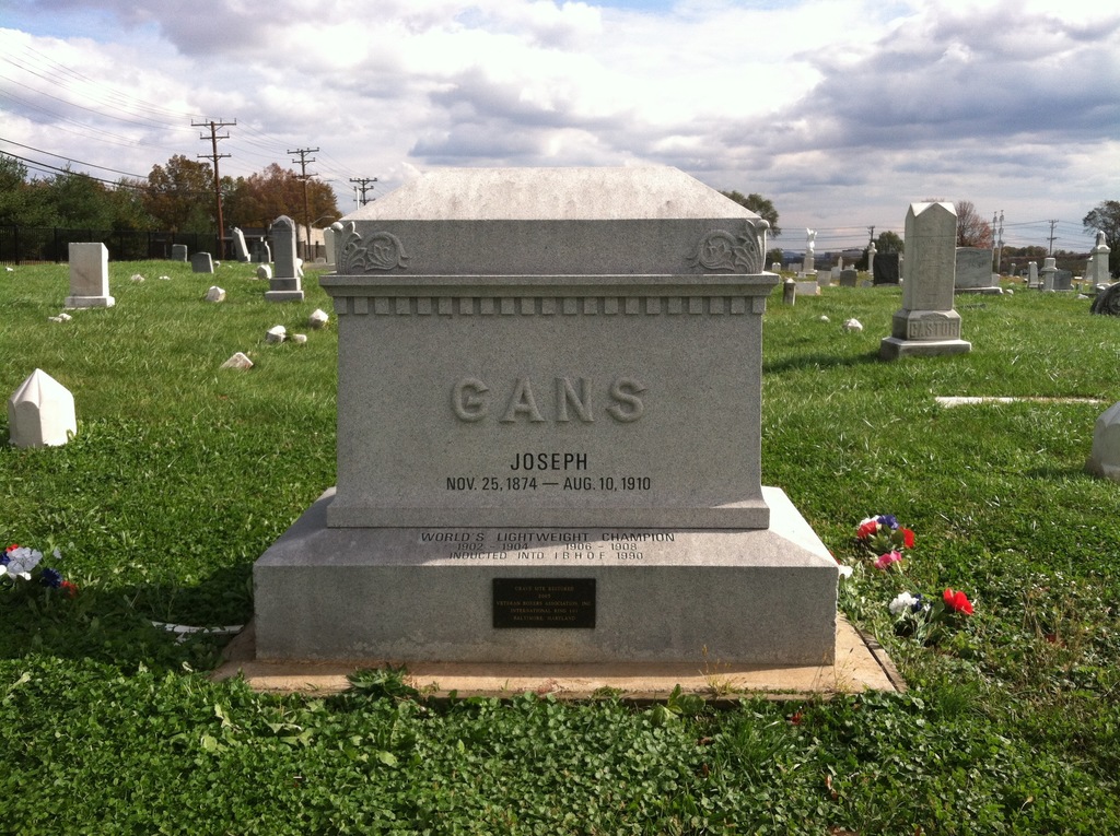 The gravesite of Joe Gans