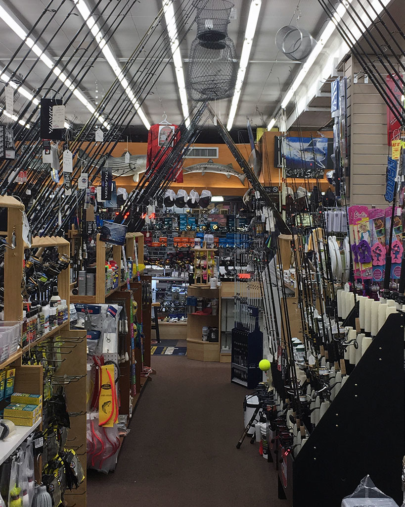 Fishing pole display, Tochterman's