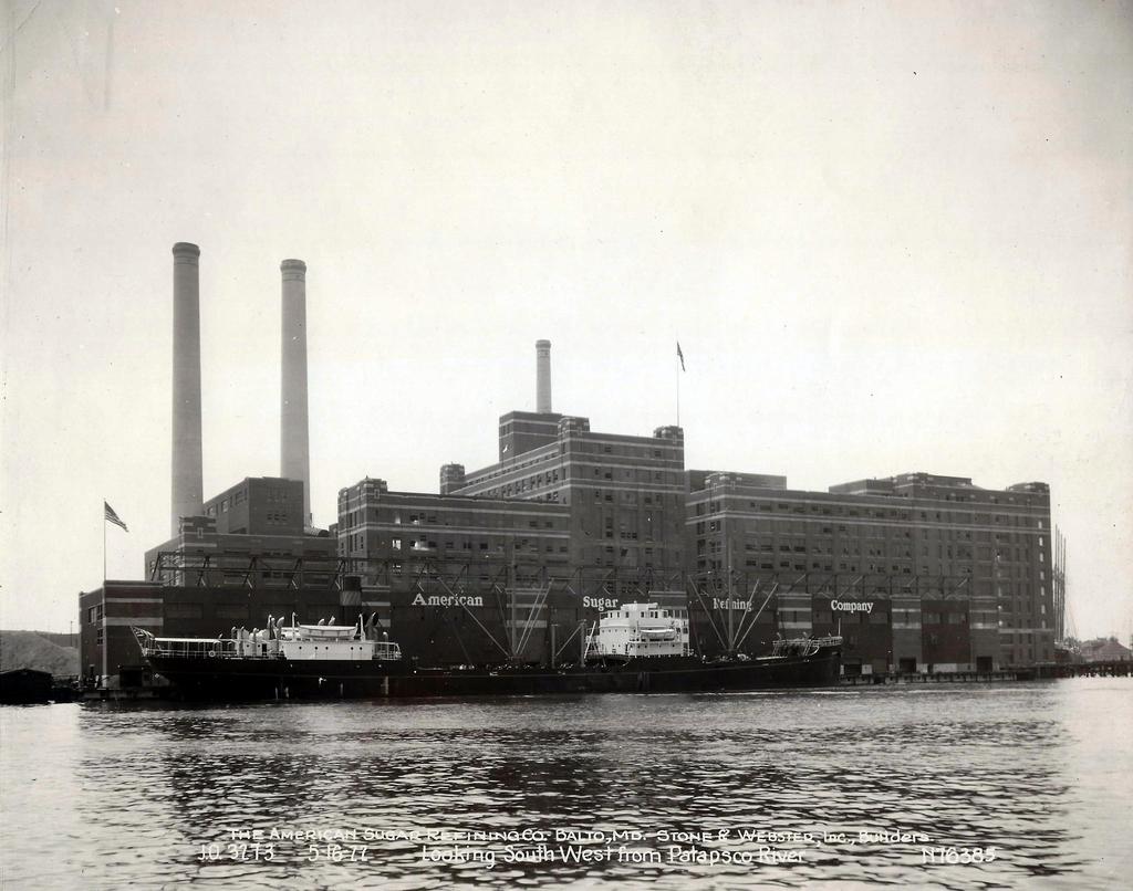 1922 view of Domino Sugar