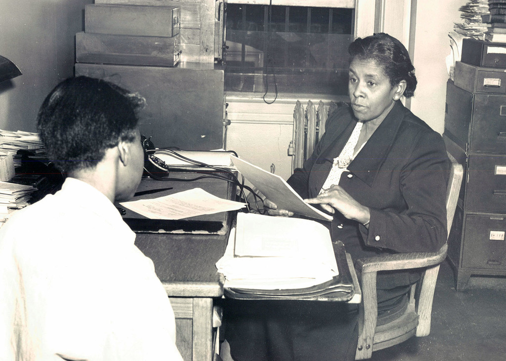 Violet Hill Whyte working as a police officer
