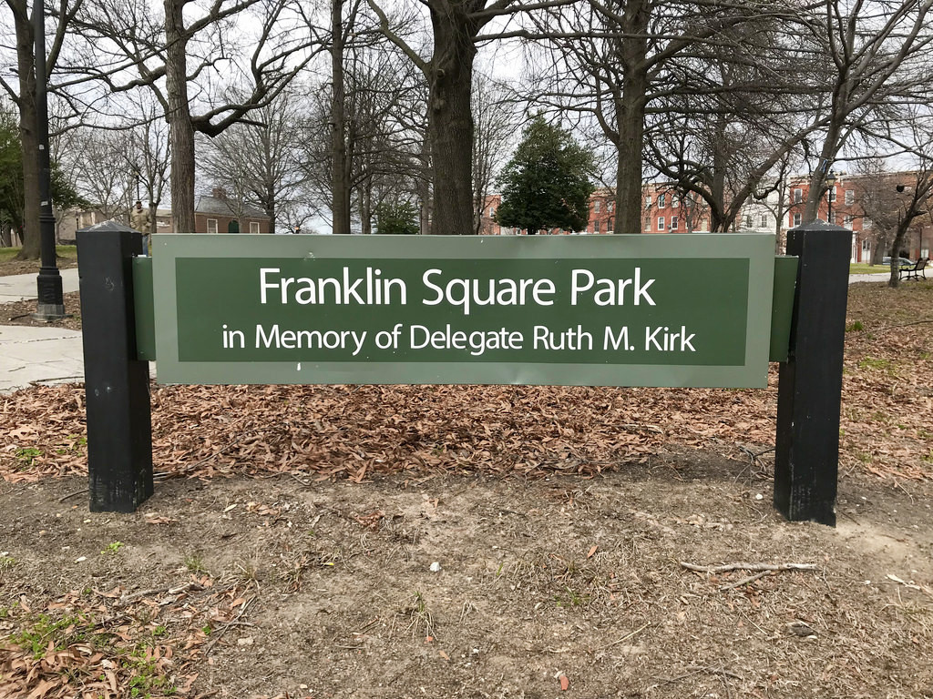 Sign, Franklin Square