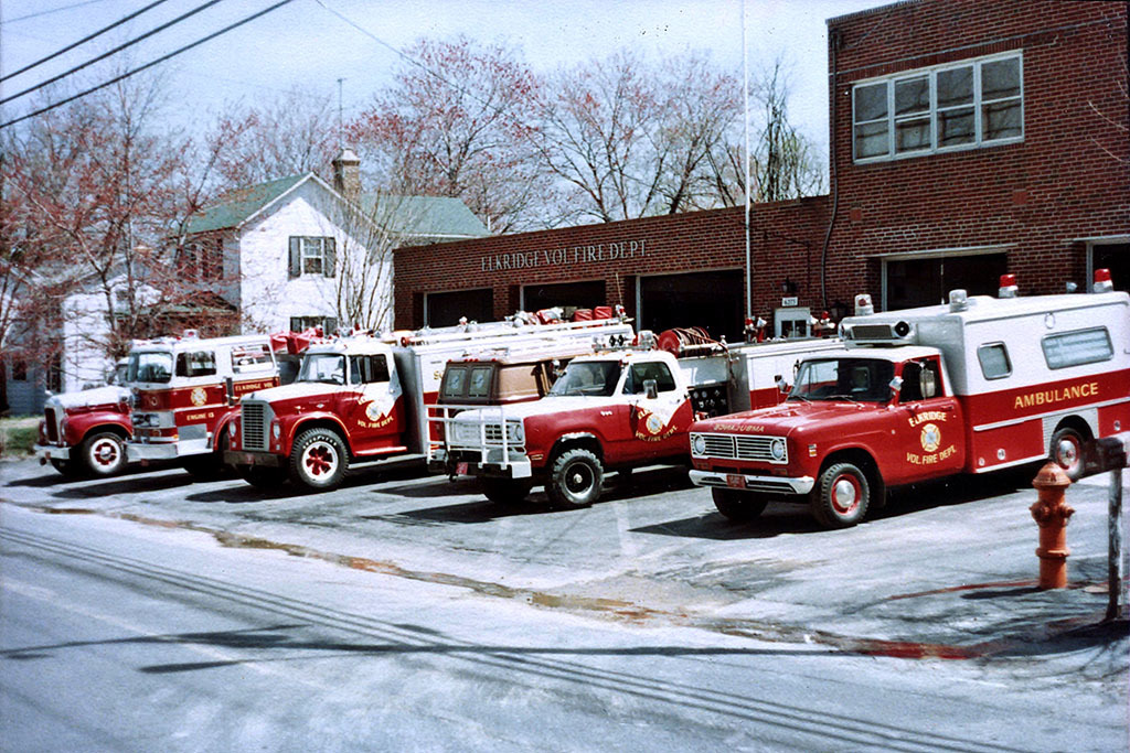 Fire trucks and ambulances, Elkridge VFD