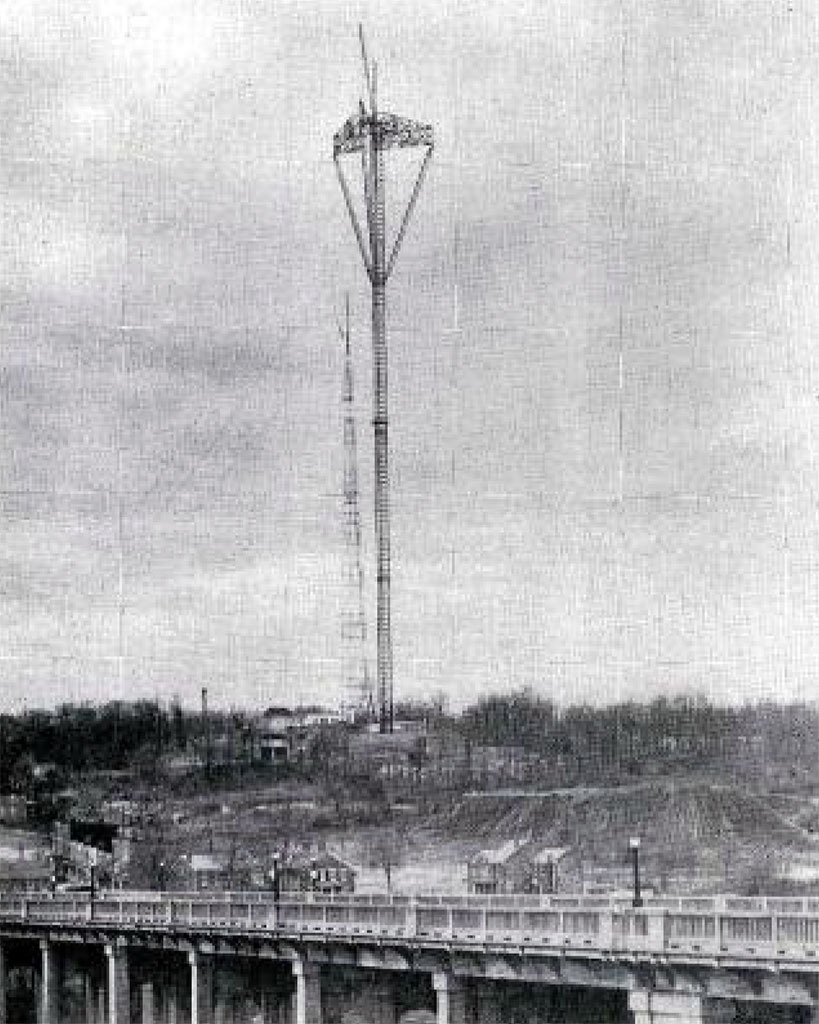 Broadcast tower on TV Hill