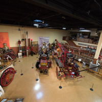 Interior view of the Fire Museum of Maryland
