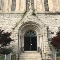 The entrance to Bethel AME Church