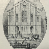 The exterior of the old Bethel Church on Saratoga St.