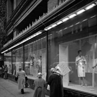 Display windows at Stewart's (1960)