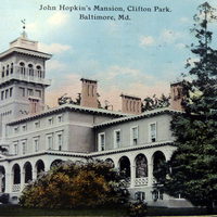 Postcard, Clifton Mansion