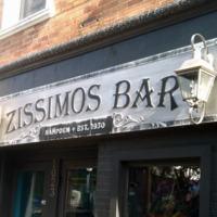 Sign, Zissimos Bar