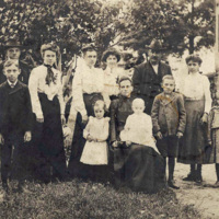 Dunty Family at Perry Hall Mansion (c.1900)