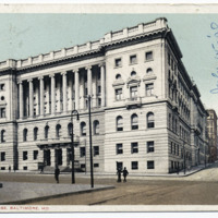 Postcard, Baltimore Court House