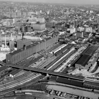 Camden Yards, looking northwest (1977)