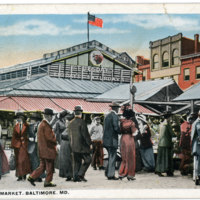 "Lexington Market. Baltimore. MD." Postcard