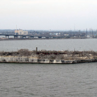 Aerial view of Fort Carroll