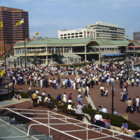 Harborplace and the Inner Harbor plaza