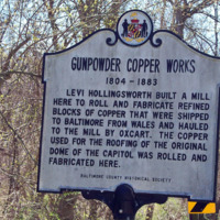 Gunpowder Copper Works Historic Marker