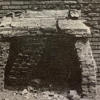 Image is of the fireplace, located in the Slatter jail yard, that was used for cooking.