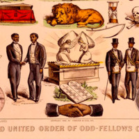 Section of Grand United Order of Oddfellows Chart