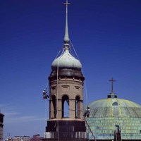 Steeple and dome,  Basilica of the Assumption (c. 1995)