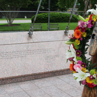 Close-up of Pride of Baltimore Memorial