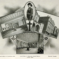 General Thomas J. Shyrock and the Masonic Temple (c. 1906)