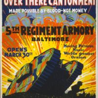Poster, "Over There" Cantonment (1917)