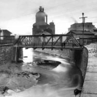 The Jones Falls at Centre St