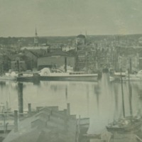 Baltimore Harbor view (Gay Street dock from Federal Hill)