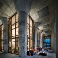 Inside the Silo Point lobby