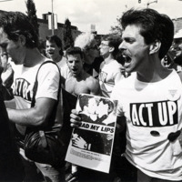 ACT UP Protest