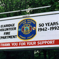 Sign, Elkridge VFD