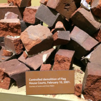 Bricks from Flag House Courts